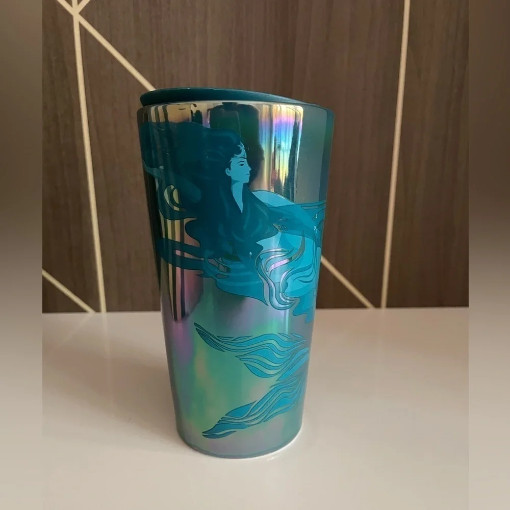 Starbucks Spring 2023 Anniversary Subzero Luster Ceramic Siren Tumbler - Picture 3 of 8